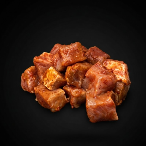 Cubes de porc marinés - Al Pastor - 1 KG