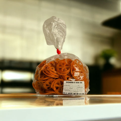 Botanas Palmex Rueditas - chicharrón de farine - 250 g