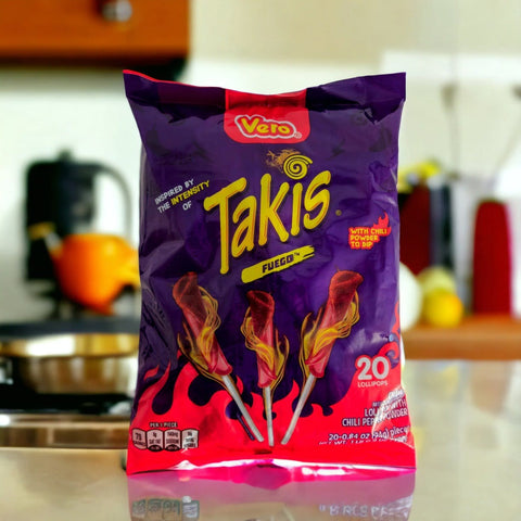 Suçon Takis Fuego - Vero - 20 unités - 480 g
