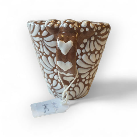 Artisan Talavera Cup from Puebla - Model 12 - Hand-painted Mexican ceramics