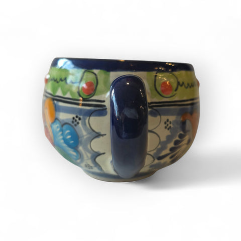 Tasse Talavera artisanale de Puebla - Modèle 15 - Céramique mexicaine peinte à la main