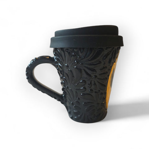 Artisan Talavera Cup from Puebla - Model 18 - Hand-painted Mexican ceramics