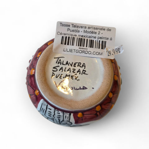 Tasse en argile du Michoacán – faite à la main - Modèle 2