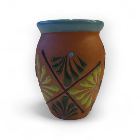 Jarrito mexicain en argile – peint à la main - Modèle 24