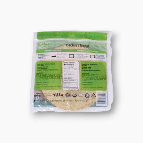 Tortillas Bio/Nopal 10' - Tilla Tortilla - 6 unités - 384 g