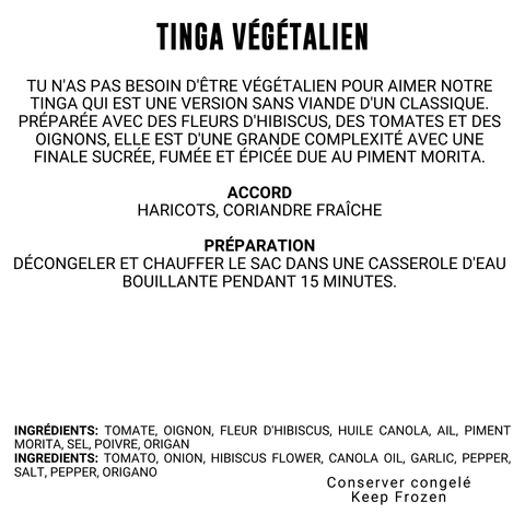 Tinga Végétarien 250g