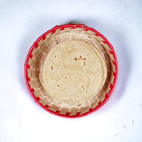 80 tortillas artisanales de maïs - format taco de 4 pouces