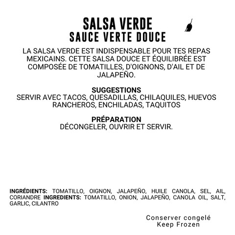 Salsa verde - douce - 200ml