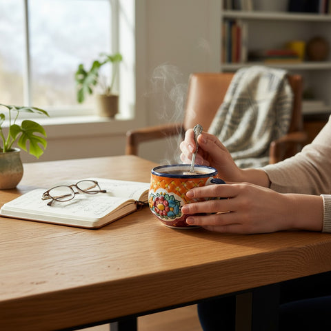 Tasse en argile du Michoacán – faite à la main - Modèle 2