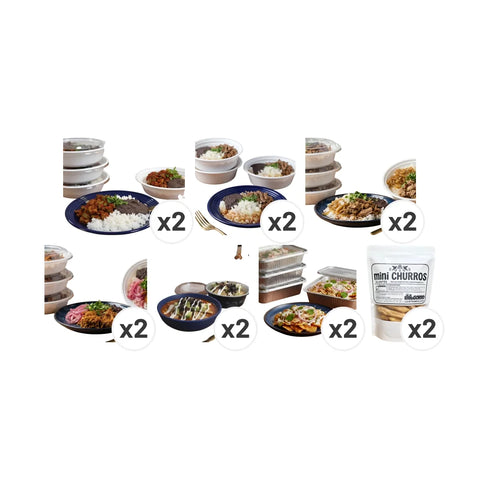 Coffret Lunch Mexicain – 10 bols repas prêts-à-manger