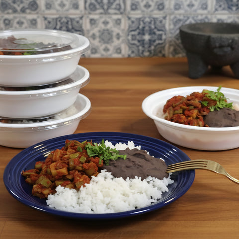 Bol Mixiote Végé - Cactus & Courgette