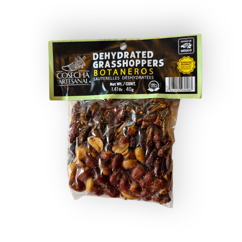Sauterelles déshydratées et cacahuètes 40g