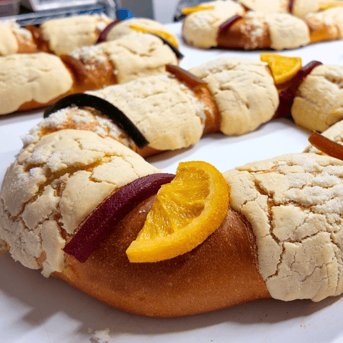 Rosca de Reyes - pour 8 à 10 personnes - Gâteau des rois
