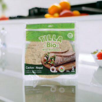Tortillas Bio/Nopal 10′ – Tilla Tortilla – 6 unités – 384 g