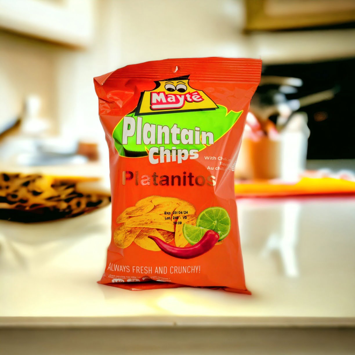 Chips de plantain – Lime et piment – Mayté – 85 g